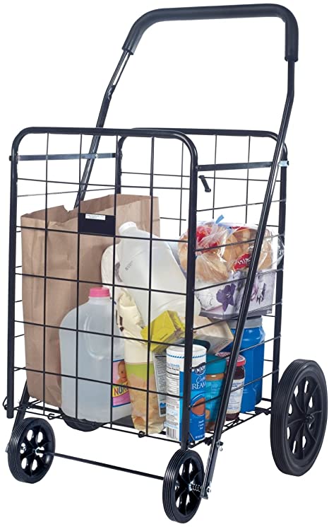 Apex Shopping Cart Plastic Rubber Plastic Rubber 10",15.7",17.7",21.5",23.6",23.6" H X 17.7" W X 15.