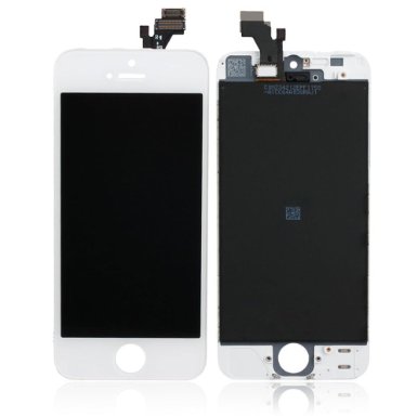 CLWHJ® LCD Display Touch Screen Digitizer Assembly with Frame Replacement Cell Phone Parts for iPhone 5 5G (White)