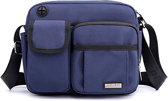 Collsants Mini Messenger Bag Small Nylon Crossbody Bag for Men and Women Multi Shoulder Bag Travel Purse