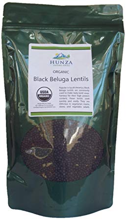 Hunza Organic Black Beluga Lentils (2-lbs)
