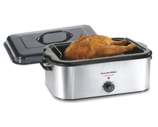 Proctor Silex 32230A Stainless Steel Roaster Oven, 22-Quart