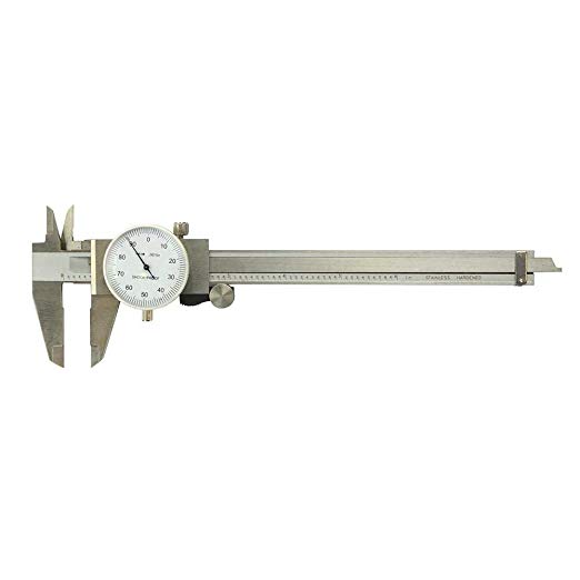 Kaufhof 202-03 Professional Dial Caliper with 6 Inches Measuring Range with plastic box