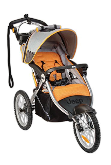 Jeep Overland Limited Jogging Stroller with Front Fixed Wheel, Fierce (Discontinued by Manufacturer)