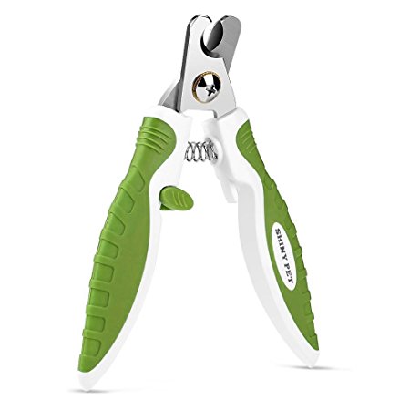 [ORIGINAL] Dog Nail Clippers with Quick Sensor - Pet Nail Clippers for Medium Dogs & Cats: Protective Nail Cutter, Safe Claw Trimmer, Anti-Slip Nail Scissors - Includes Ebook Guide