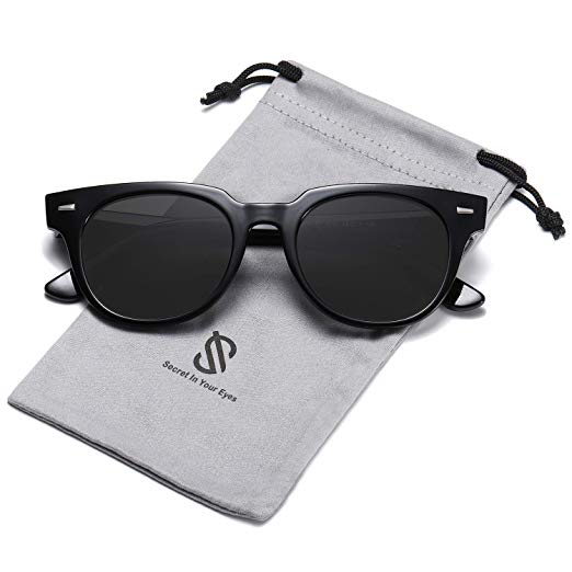 SOJOS Square Polarized Sunglasses for Men and Women MEMORIES