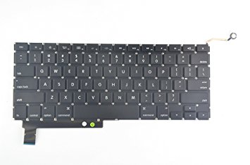 Eathtek New Laptop keyboard Non-Backlit without Frame for 15.4" MacBook Pro Unibody A1286 2009 2010 2011 2012