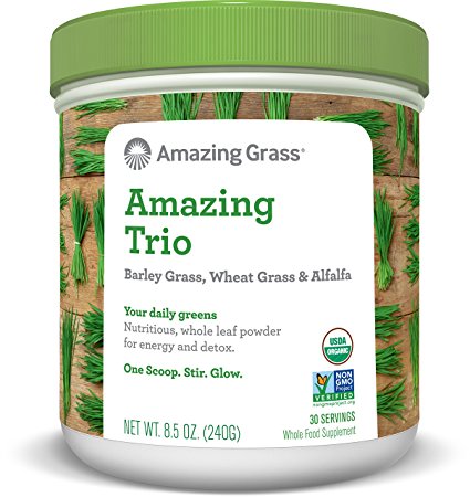 Amazing Grass  Amazing Trio Powder 30 Servings, 8.5 Oz