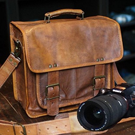 CoolStuff Real Leather Camera Bag Leather Camera Case Camera Holder Camera Satchel ...