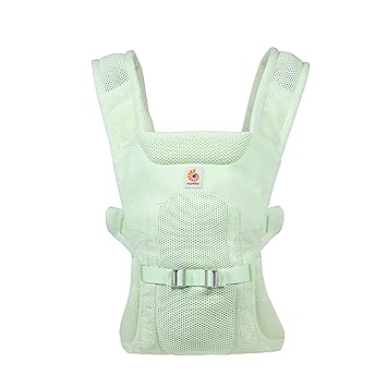 Ergobaby All Carry Positions Aerloom Formaknit Baby Carrier (7-45 Lb), Luminous Mint