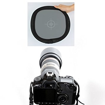 Neewer Grey/White Balance Card Two Sides Double Face Focus Board for Photograph Shoot (30cm/12")