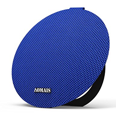 AOMAIS Ball Bluetooth Speakers,Wireless Portable Bluetooth 4.2 ,15W Superior Sound with DSP,Stereo Pairing for Surround Sound,Waterproof Rating IPX5,For Sports,Travel,Shower,Beach,Party(Blue)