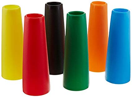 Sammons Preston Plastic Large Stack Cones, Medical Rehabiliation and Activity Exercise for Recovery, Funtional Hand Therapy for Upper Extremity, Hand-Eye Coordination, Set of 30