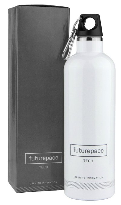 Futurepace Tech - Best Stainless Steel Insulated Water Bottle - 20oz - Gift Box Included - see also our 25oz with Sports Lid and Gift Box