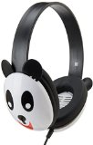 Califone 2810-PA Listening First Kids Stereo Headphones Panda Design PC and Apple Compatible