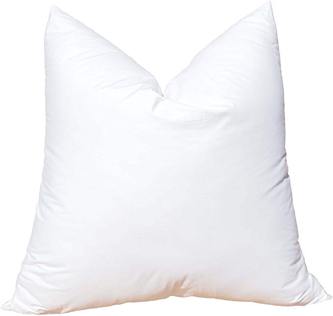 Pillowflex Synthetic Down Pillow Insert for Sham Aka Faux/Alternative (27 Inch by 27 Inch)