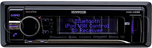 Kenwood KDC-X898 Excelon In-Dash CD Receiver with Built-In Bluetooth