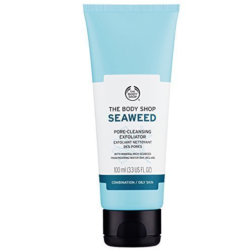 The Body Shop Seaweed Pore-Cleansing Facial Exfoliator, 3.3 Fluid Ounce