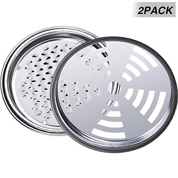 Zonon Mosquito Coil Holder Metal Mosquito Sandalwood Holder Tin Incense Coil Burner with Cover for Home Garden (2)