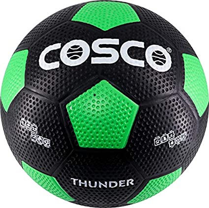 Cosco 14051 Thunder Rubber Football, Size 5, (Multicolour)