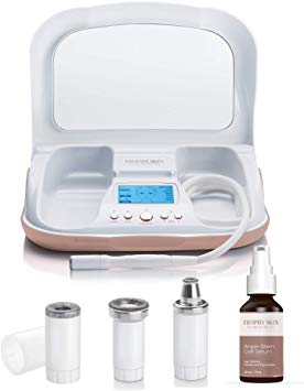 Trophy Skin Microdermabrasion at-Home with a Pro with MicrodermMD and Extra Diamond Tips and Anti-inflammatory Serum