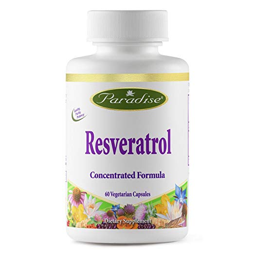 Paradise Herbs Resveratrol - 180 Vegetarian Capsules