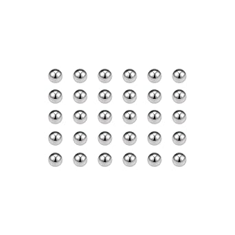 uxcell 1/16-inch Bearing Balls 440C Stainless Steel G25 Precision Balls 100pcs