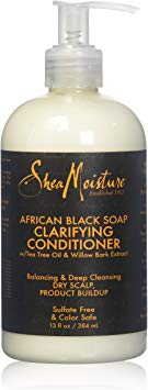 Shea Moisture African Black Conditioner Balance 12 Ounce Pump (354ml) (2 Pack)