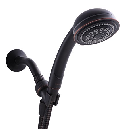 LDR 520 5105ORB Complete 5 Function Handheld Shower Set with 60-Inch Hose and Mount Bracket Oil Rubbed Bronze Finish