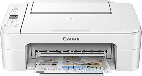 Canon Pixma TS3320 White, Compatible with Alexa