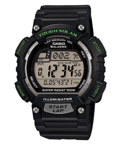 Casio Men's STL-S100H-1AVCF Tough Solar Runner Black Watch