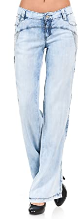 VIRGIN ONLY Women's Light Blue Tencel Pants