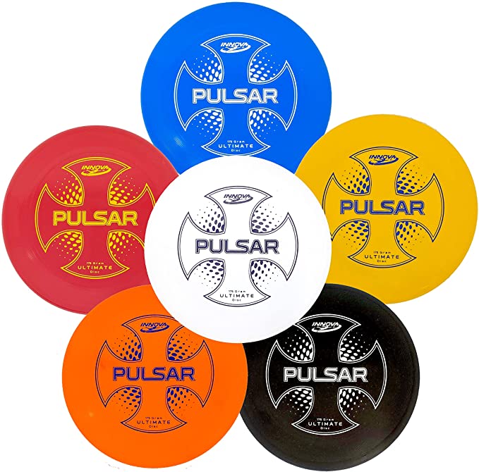 INNOVA Pulsar Ultimate Frisbee Disc Set of 6-175 Gram