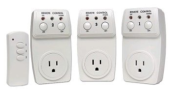 1 pack of 3 Remote Control BH9936-3 Power Switches