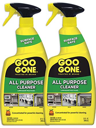 Goo Gone All Purpose Cleaner Spray (2 Pack) - Home Degreaser - Removes Dirt, Grease, Grime - 32 Ounce Concentrated