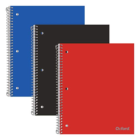 Oxford® 1-Subject Notebooks, 9