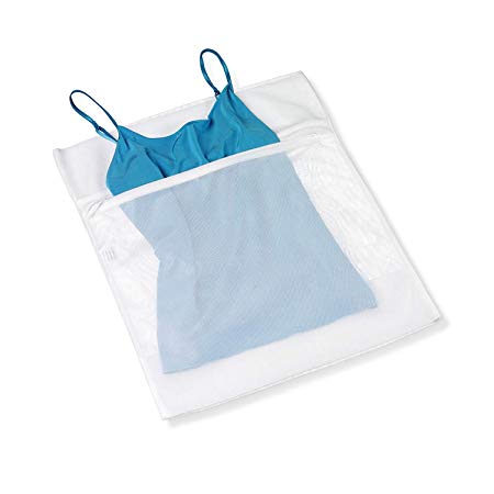 Honey-Can-Do LBG-01145 Lingerie Wash Bag, White ( 2 pack)