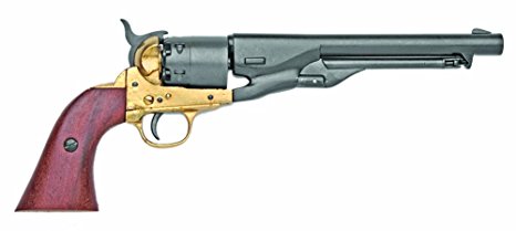 Denix M1861 Navy Issue Brass Revolver - Non-Firing Replica