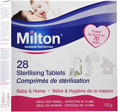Milton Sterilising Tablets, 112 g, Pack of 28