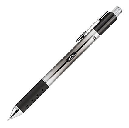 Tul Retractable Gel Pens 0.5mm Needle Point, Black 4/pk