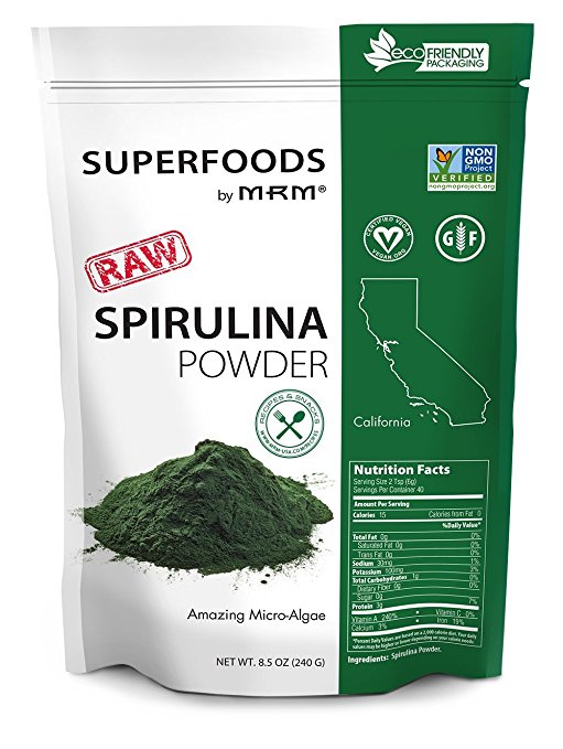 MRM - Spirulina Raw Superfood, Non-GMO Project Verified, Vegan and Gluten-Free (8.5 oz)