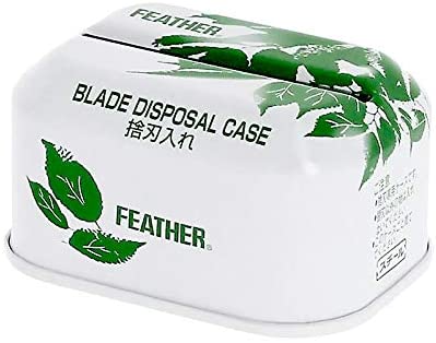 FEATHER BLADE TIN DISPOSAL CASE