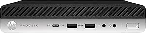 HP Prodesk 600 G5 Desktop Core i5-9500T 16GB RAM 256 GB SSD Windows 10 Pro (Renewed)