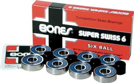 Bones Super Swiss 6 Competition Skate Bearings