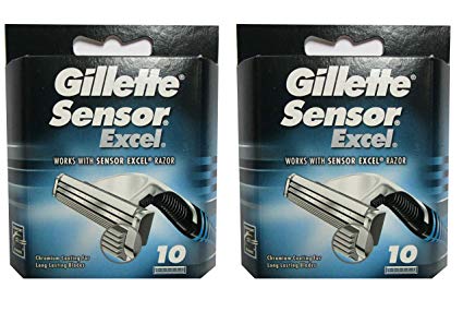 Gíllette Sensor Excel Razor Refill Cartridges 20 Count