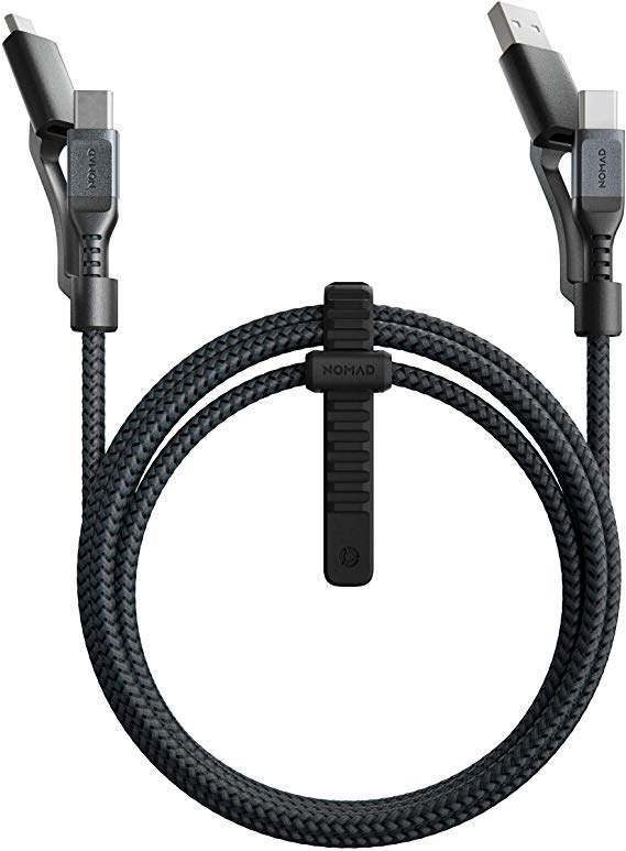 Nomad Kevlar Universal Cable | 1.5 Meters | USB-C (and USB-A) to USB-C (and Micro-USB)