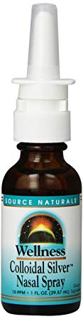 Source Naturals Wellness Colloidal Silver Nasal Spray, 1 Fl Oz