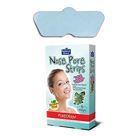 "Tea Tree" Nose Pore Strips 6 Packs, 36 Strips (6 strips/ pack)