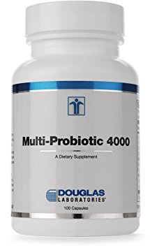 Douglas Laboratories - Multi-Probiotic 4000 - Multi-Strain Probiotic with Prebiotic FOS to Support Gastrointestinal Health - 100 Capsules