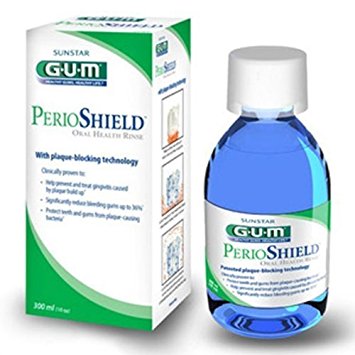 Sunstar GUM Perioshield Oral Health Rinse - 300 Ml (Pack of 2)