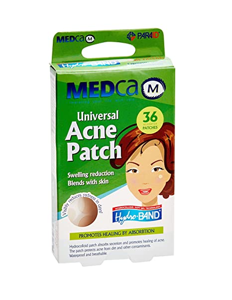 MEDca Universal Acne Pimple Patch Absorbing Cover 36 Count Two Sizes